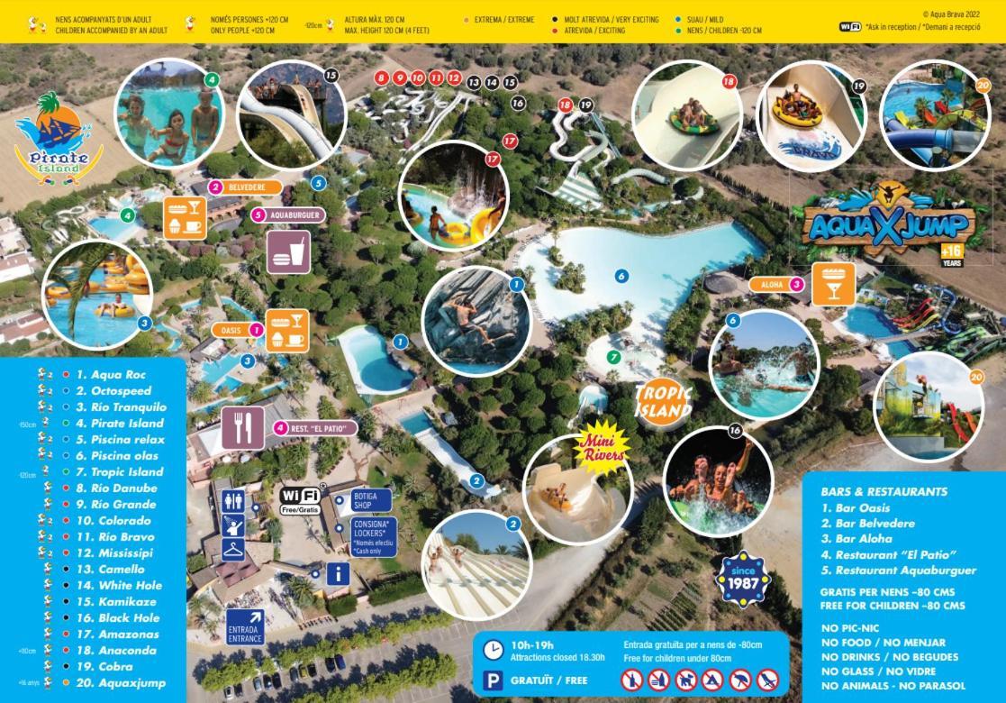 Appartement 1 Chambre Climatise Avec 3 Piscines A 200 M De La Plage 艾姆布里亚布拉瓦 外观 照片